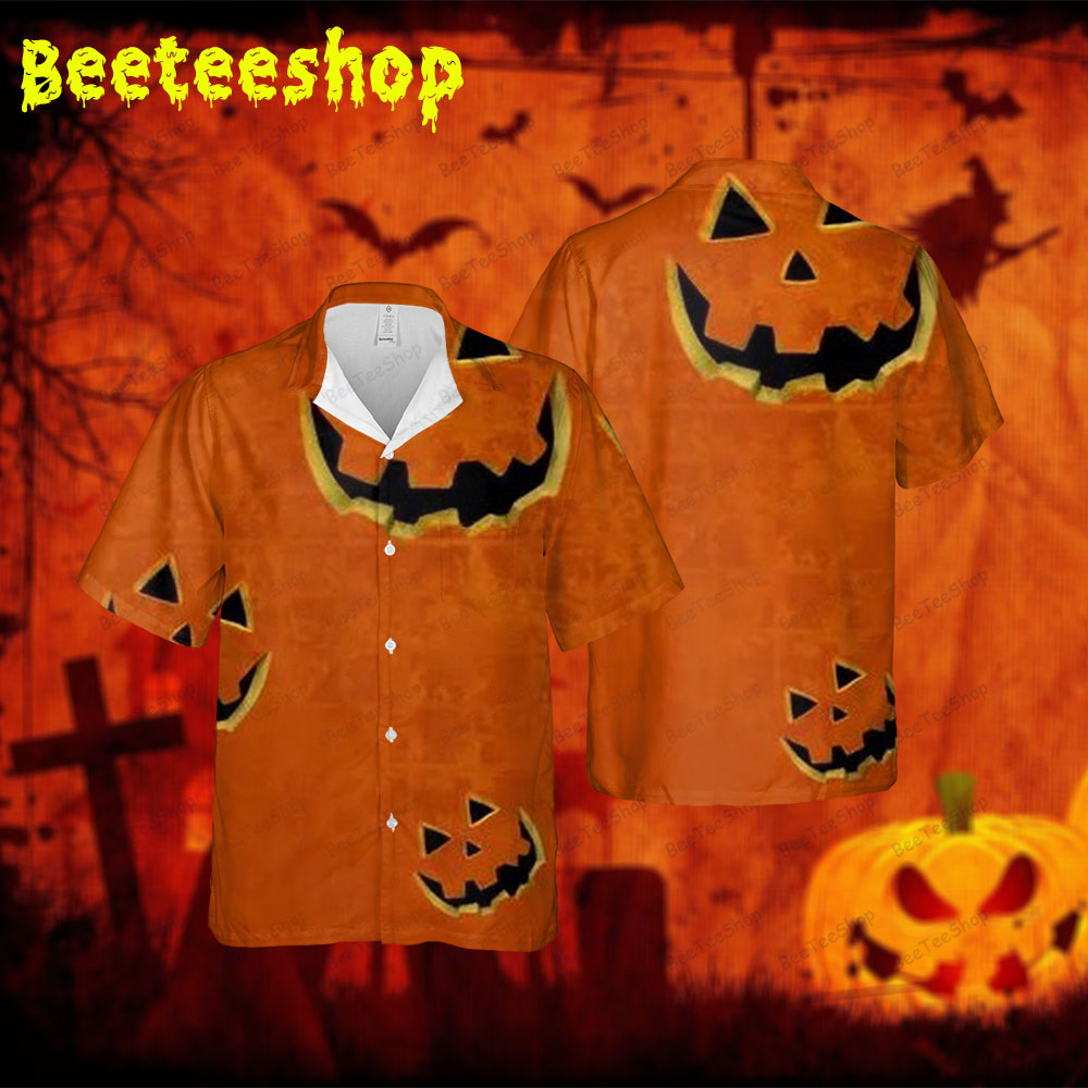Pumpkins Halloween 148 Spread Collar Hawaii Shirt Pumpkins Halloween 148 Spread Collar Hawaii Shirt
