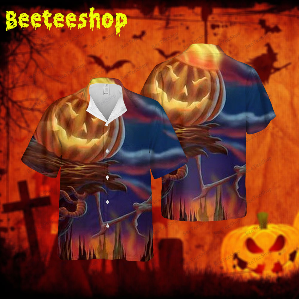 Pumpkins Halloween 395 Spread Collar Hawaii Shirt Pumpkins Halloween 395 Spread Collar Hawaii Shirt