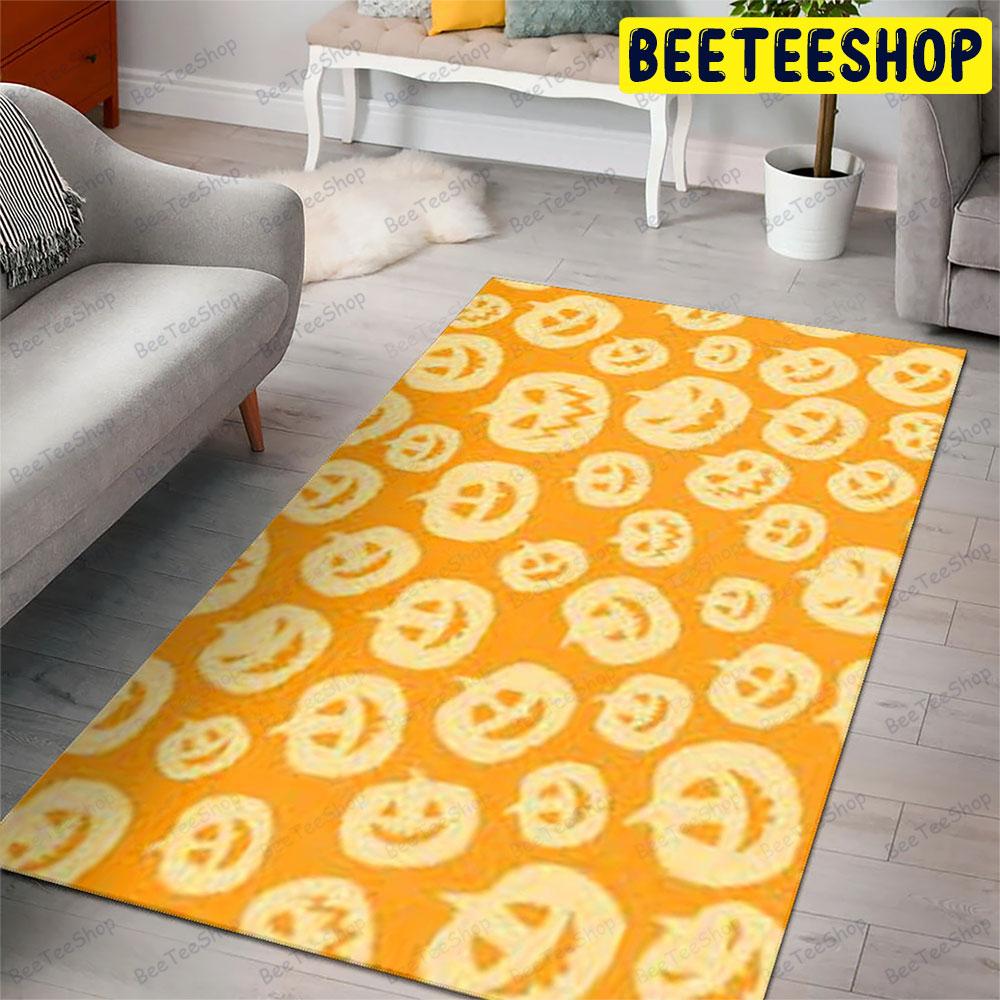 Pumpkins Halloween Pattern 012 Beeteeshop Rug Rectangle Pumpkins Halloween Pattern 012 Beeteeshop Rug Rectangle