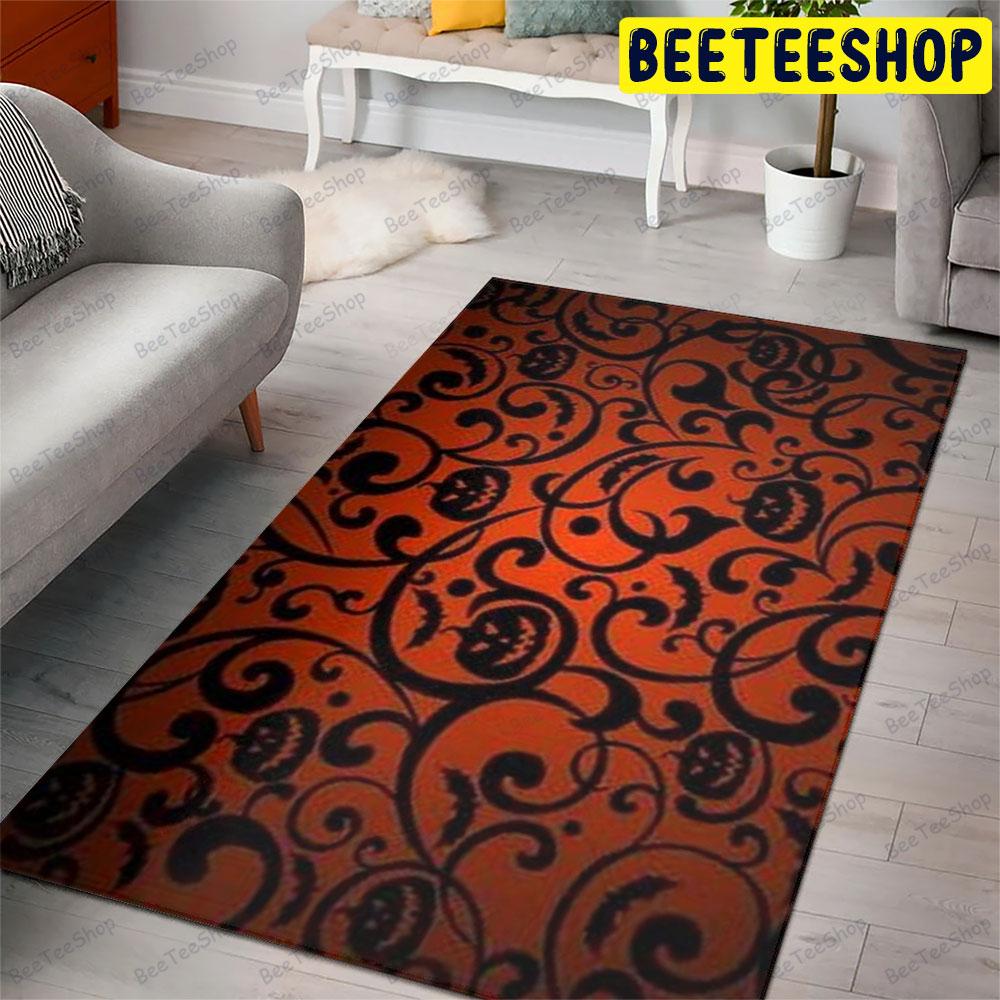 Pumpkins Halloween Pattern 042 Beeteeshop Rug Rectangle Pumpkins Halloween Pattern 042 Beeteeshop Rug Rectangle
