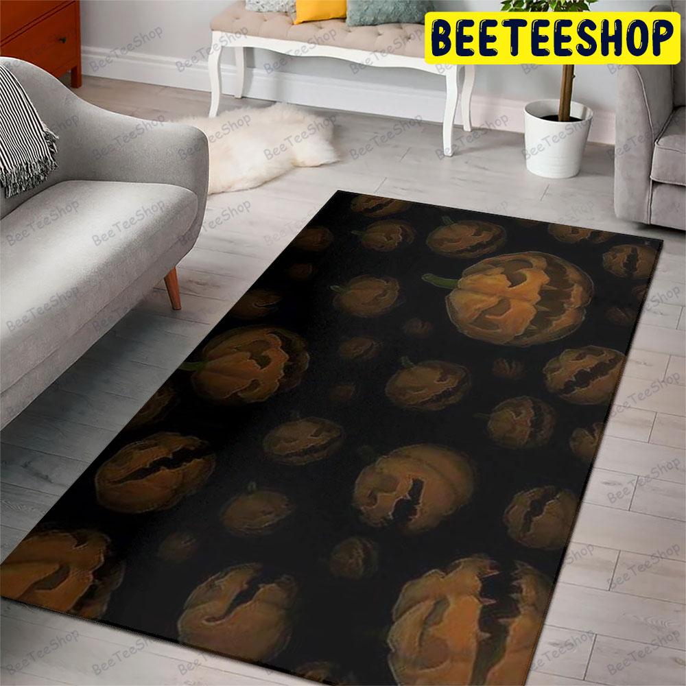 Pumpkins Halloween Pattern 189 Beeteeshop Rug Rectangle Pumpkins Halloween Pattern 189 Beeteeshop Rug Rectangle