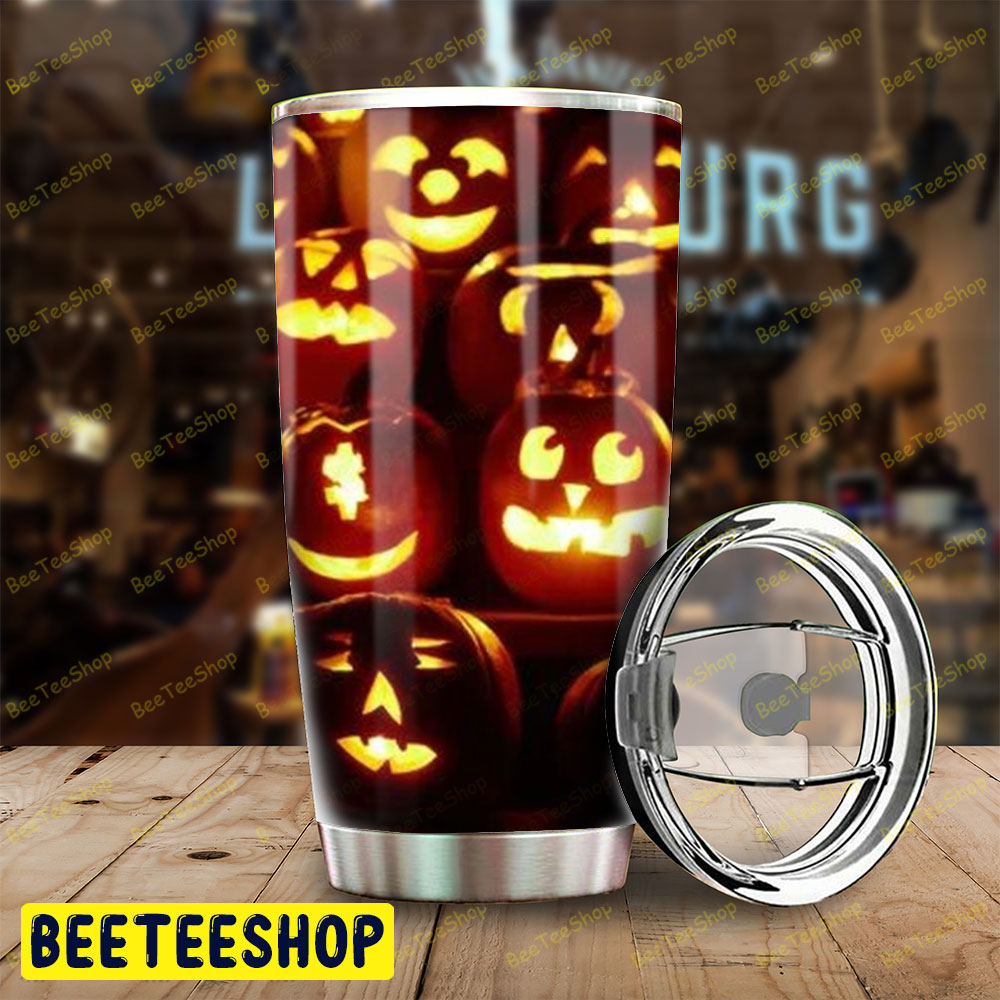 Pumpkins Halloween Pattern 367 Tumbler Pumpkins Halloween Pattern 367 Tumbler