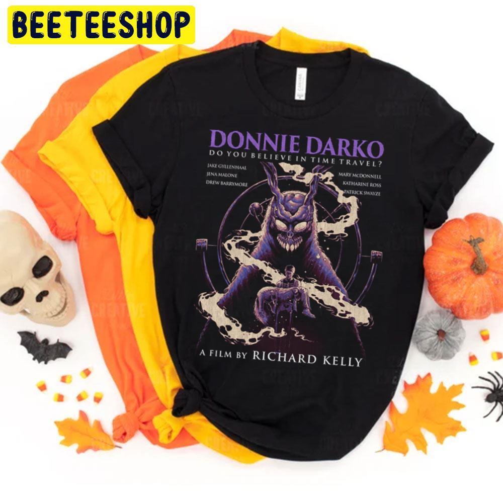 Purple Sci Fi Cult Donnie Darko Happy Halloween Beeteeshop Trending Unisex T-Shirt Purple Sci Fi Cult Donnie Darko Happy Halloween Beeteeshop Trending Unisex T-Shirt