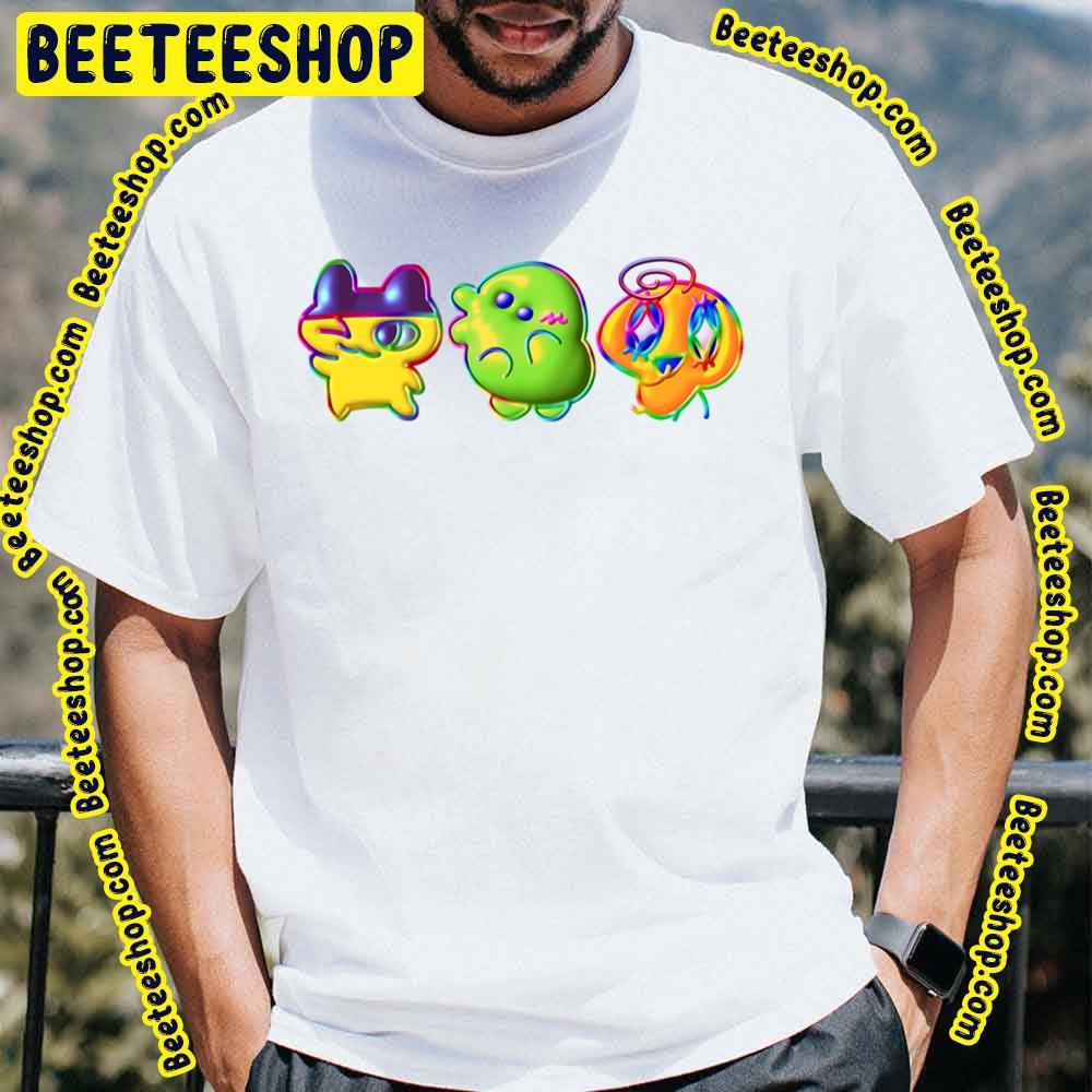 Rainbow Tama Friends Tamagotchi Beeteeshop Trending Unisex T-Shirt Rainbow Tama Friends Tamagotchi Beeteeshop Trending Unisex T-Shirt