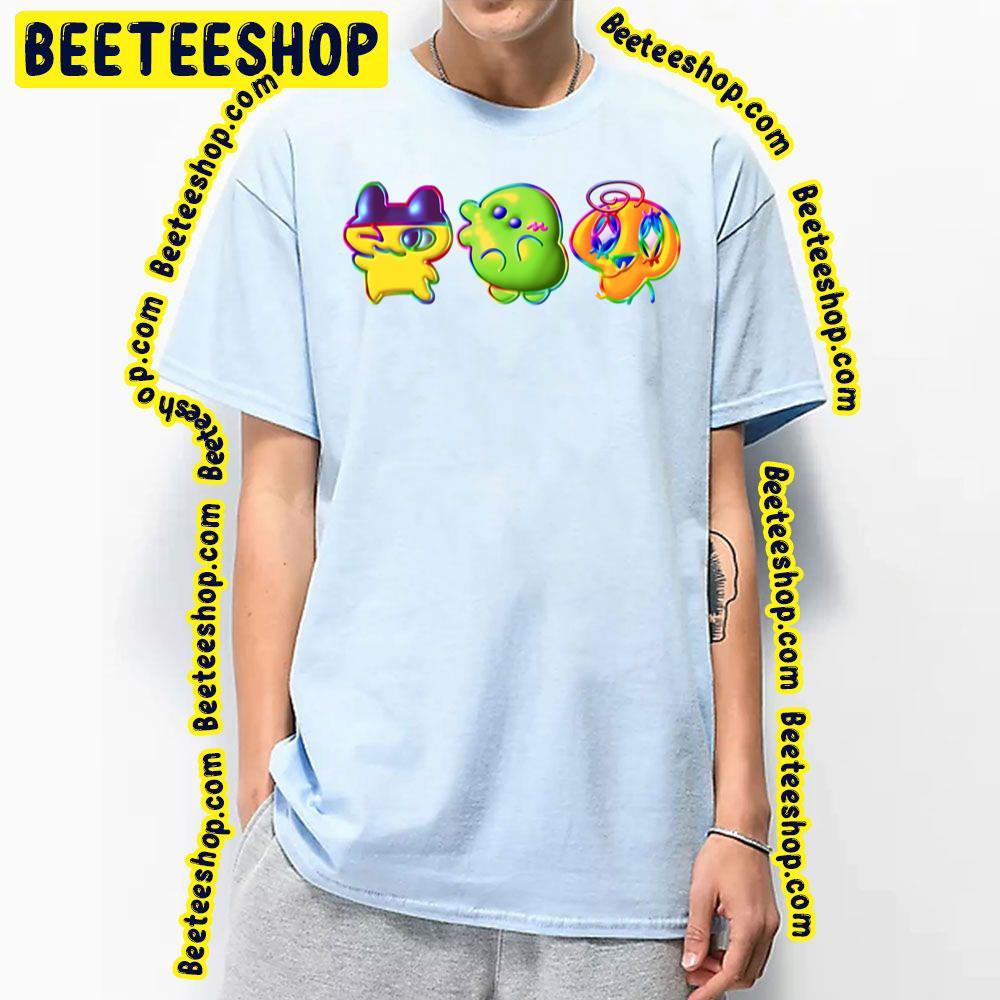 Rainbow Tama Friends Tamagotchi Beeteeshop Trending Unisex T-Shirt Rainbow Tama Friends Tamagotchi Beeteeshop Trending Unisex T-Shirt