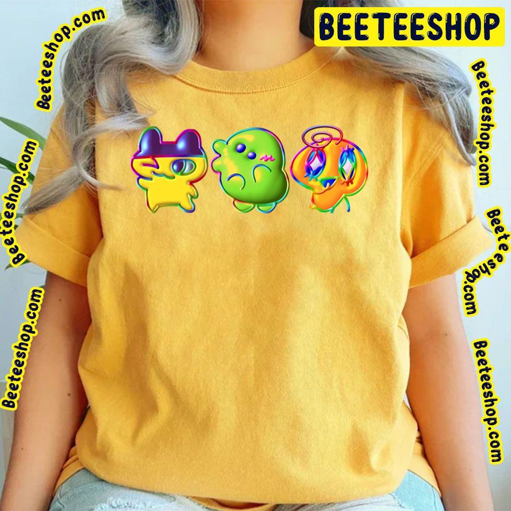 Rainbow Tama Friends Tamagotchi Beeteeshop Trending Unisex T-Shirt Rainbow Tama Friends Tamagotchi Beeteeshop Trending Unisex T-Shirt