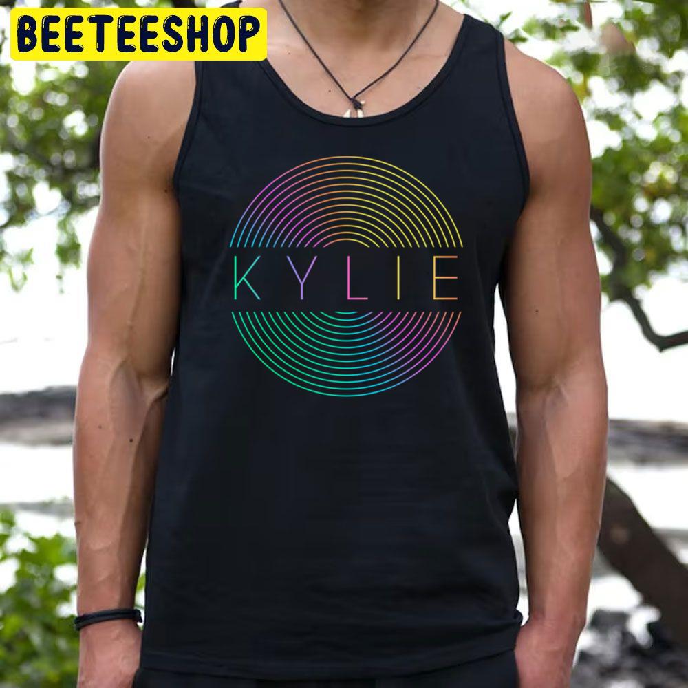 Rainbow Vinyl Kylie Minogue Trending Unisex T-Shirt Rainbow Vinyl Kylie Minogue Trending Unisex T-Shirt