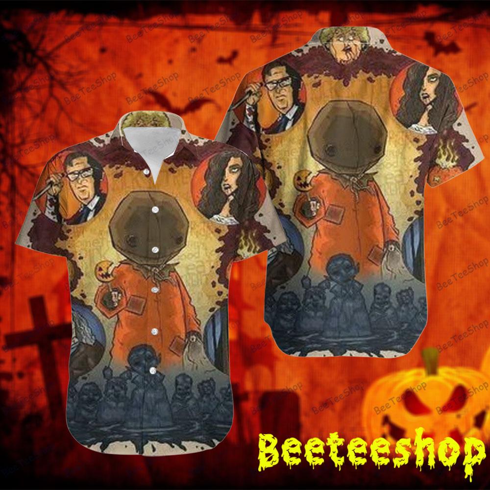 Rectangle Trick 'R Treat Halloween Beeteeshop Hawaii Shirt Rectangle Trick 'R Treat Halloween Beeteeshop Hawaii Shirt