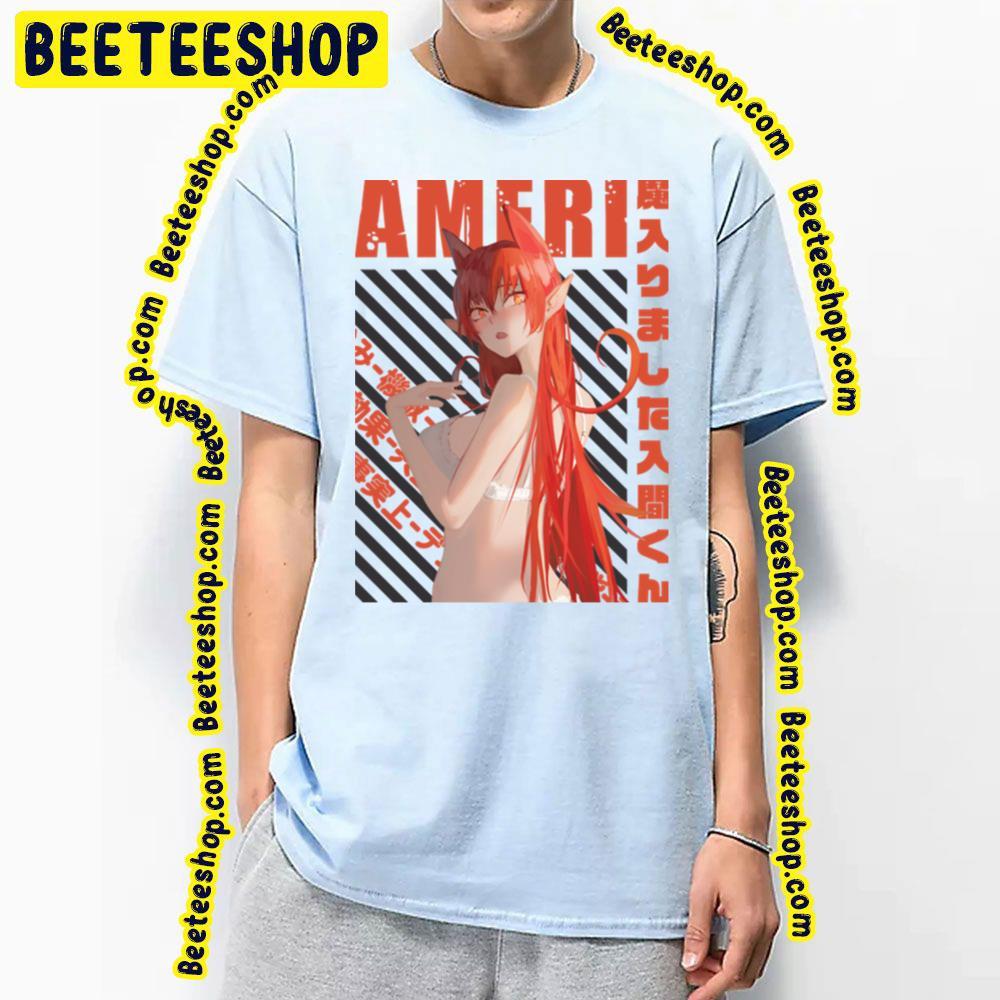 Red Ameri Demon School Iruma Beeteeshop Trending Unisex T-Shirt Red Ameri Demon School Iruma Beeteeshop Trending Unisex T-Shirt
