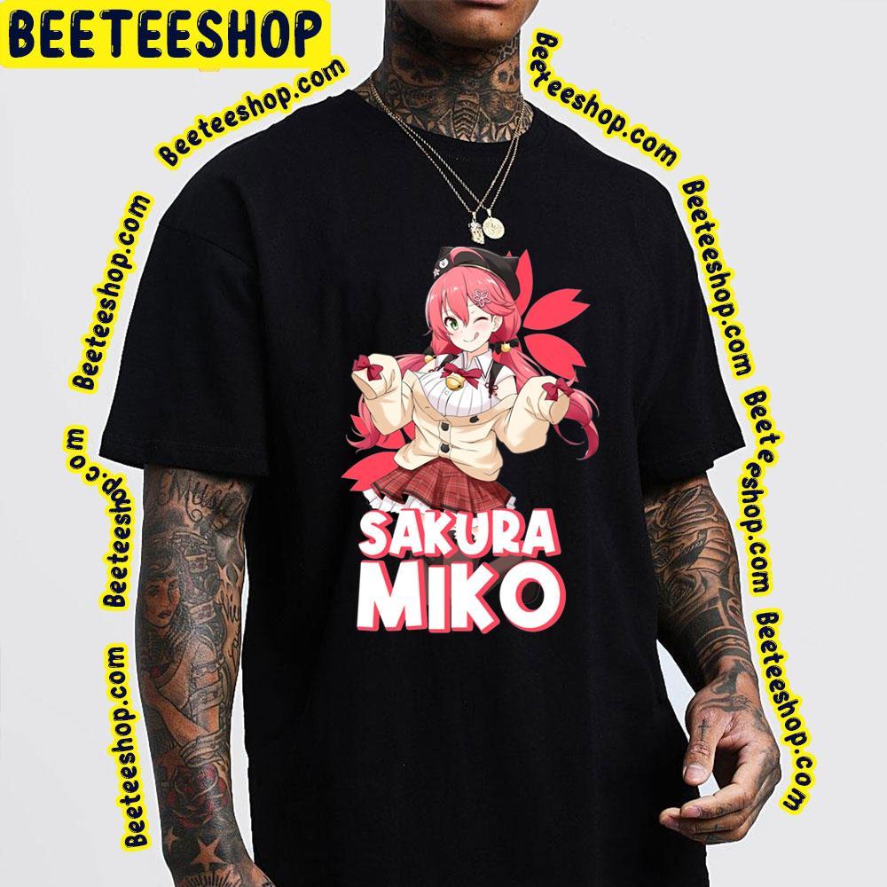 Red Art Hololive Sakura Miko Beeteeshop Trending Unisex T-Shirt Red Art Hololive Sakura Miko Beeteeshop Trending Unisex T-Shirt