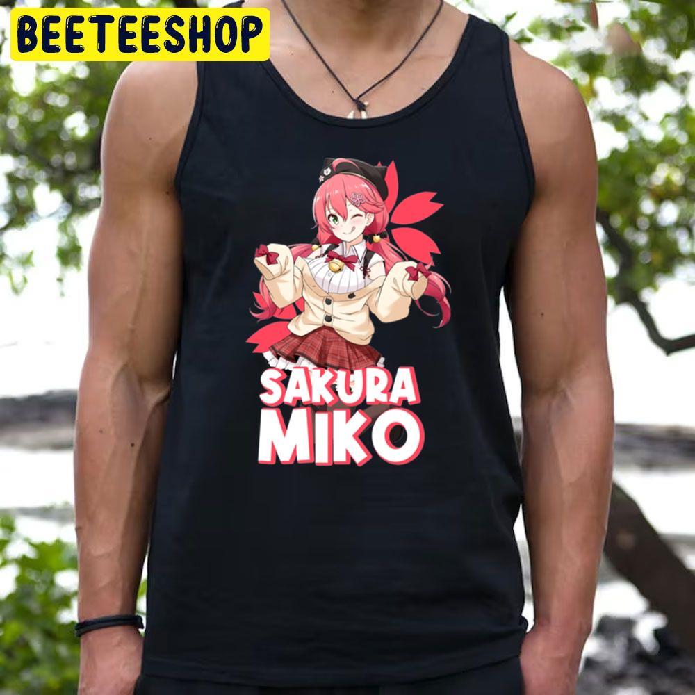 Red Art Hololive Sakura Miko Beeteeshop Trending Unisex T-Shirt Red Art Hololive Sakura Miko Beeteeshop Trending Unisex T-Shirt