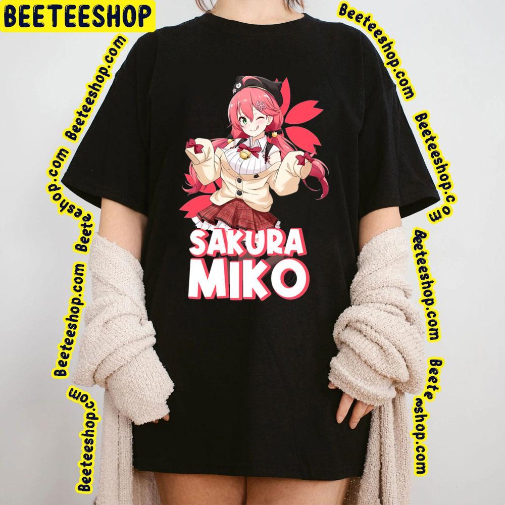 Red Art Hololive Sakura Miko Beeteeshop Trending Unisex T-Shirt Red Art Hololive Sakura Miko Beeteeshop Trending Unisex T-Shirt