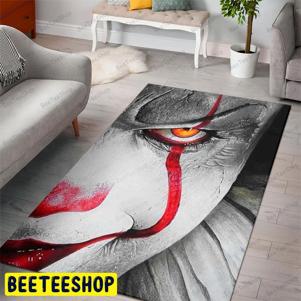 Red Eye It Halloween Beeteeshop Rug Rectangle Red Eye It Halloween Beeteeshop Rug Rectangle