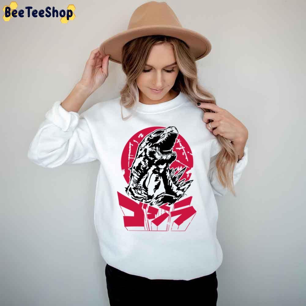Red Retro Godzilla Movie Beeteeshop Trending Unisex T-Shirt Red Retro Godzilla Movie Beeteeshop Trending Unisex T-Shirt