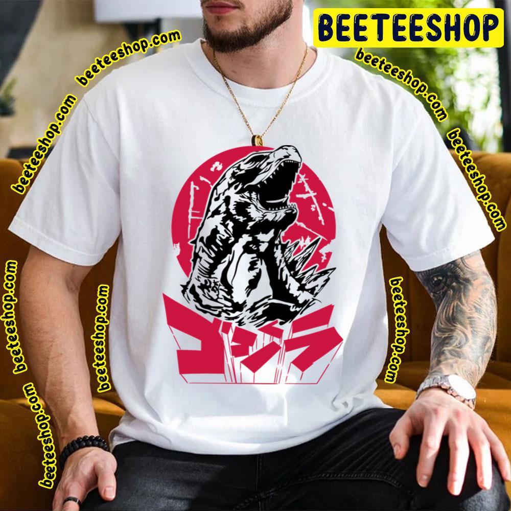 Red Retro Godzilla Movie Beeteeshop Trending Unisex T-Shirt Red Retro Godzilla Movie Beeteeshop Trending Unisex T-Shirt