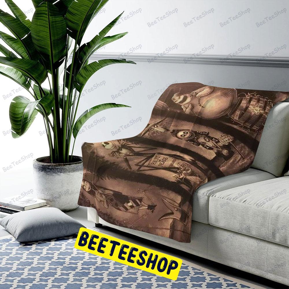 Rest Peace The Nightmare Before Christmas Halloween Beeteeshop US Cozy Blanket Rest Peace The Nightmare Before Christmas Halloween Beeteeshop US Cozy Blanket