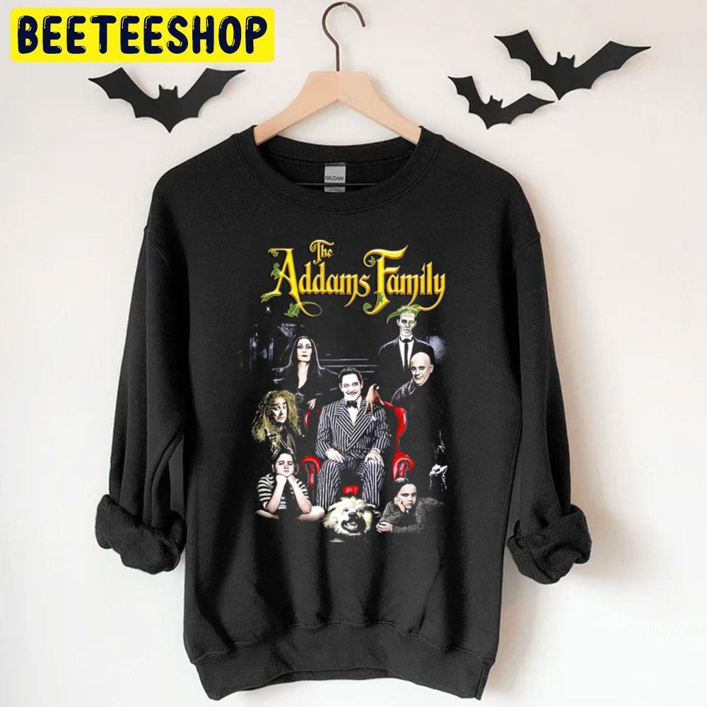 Retro Art The Addams Family Happy Halloween Beeteeshop Trending Unisex T-Shirt Retro Art The Addams Family Happy Halloween Beeteeshop Trending Unisex T-Shirt
