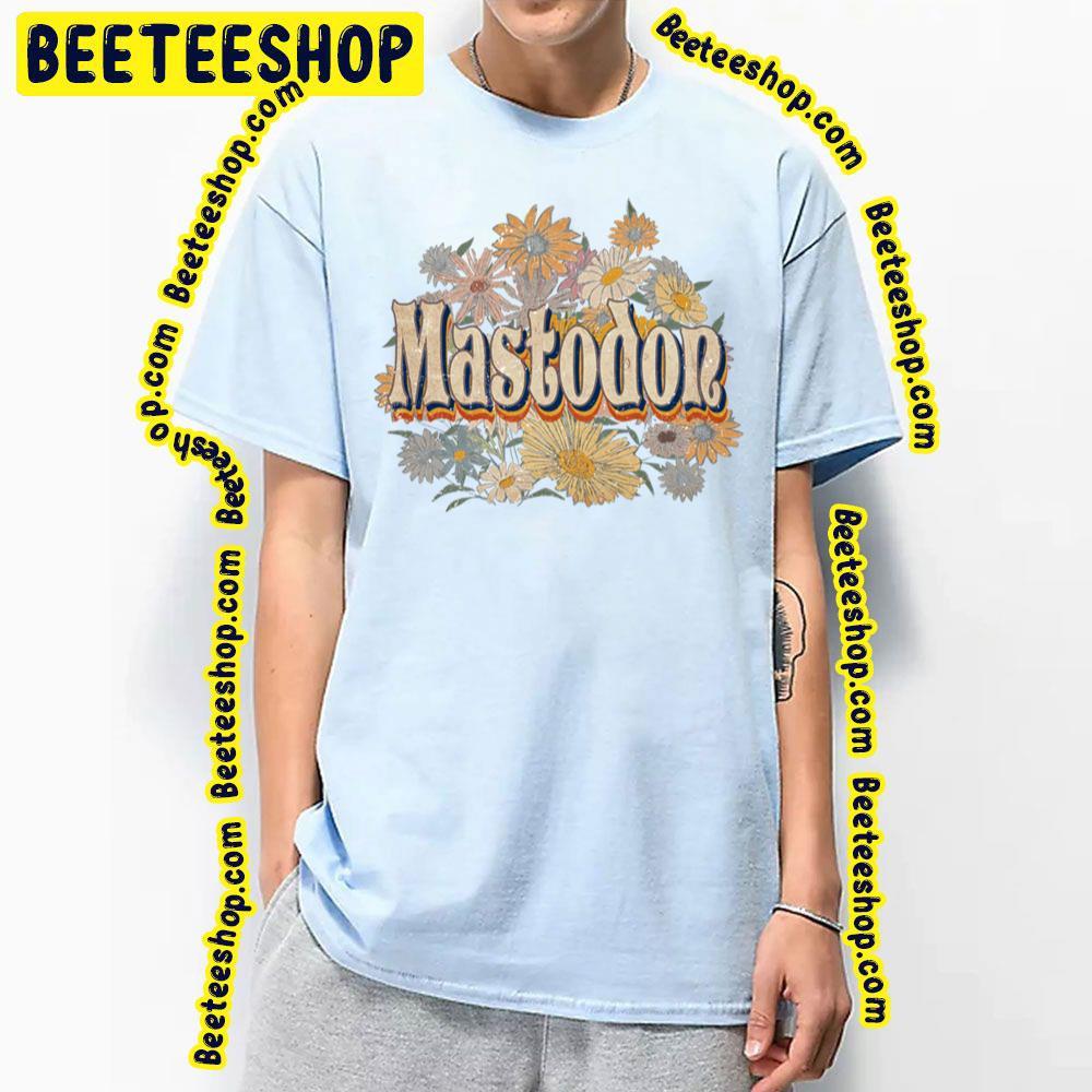 Retro Flower Mastodon Beeteeshop Trending Unisex T-Shirt Retro Flower Mastodon Beeteeshop Trending Unisex T-Shirt