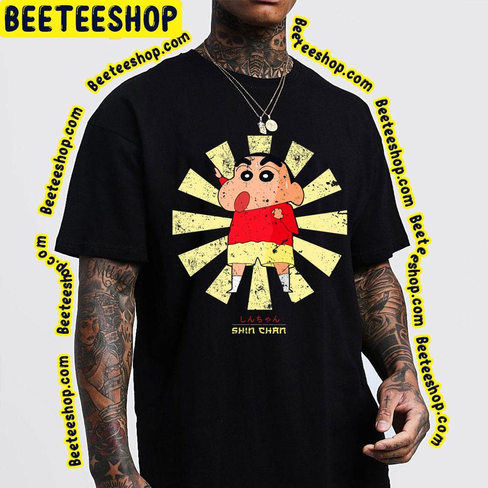 Retro Japanese Crayon Shin Chan Beeteeshop Trending Unisex T-Shirt Retro Japanese Crayon Shin Chan Beeteeshop Trending Unisex T-Shirt