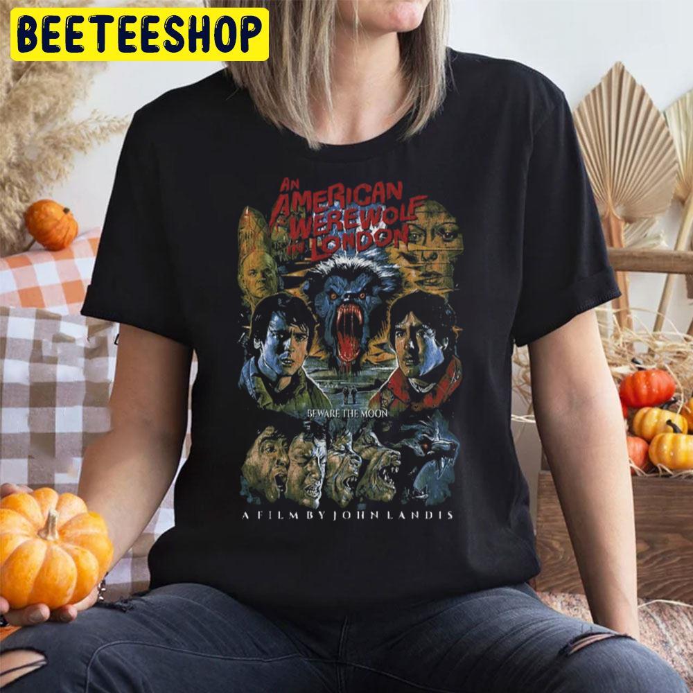 Retro Movie John Landis Horror Griffin Dunne An American Werewolf In London Happy Halloween Beeteeshop Trending Unisex T-Shirt Retro Movie John Landis Horror Griffin Dunne An American Werewolf In London Happy Halloween Beeteeshop Trending Unisex T-Shirt
