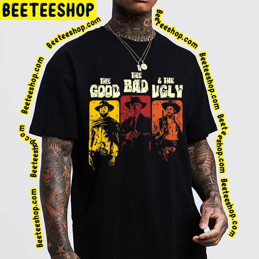 Retro Movie The Good The Bad And The Ugly Beeteeshop Trending Unisex T-Shirt Retro Movie The Good The Bad And The Ugly Beeteeshop Trending Unisex T-Shirt