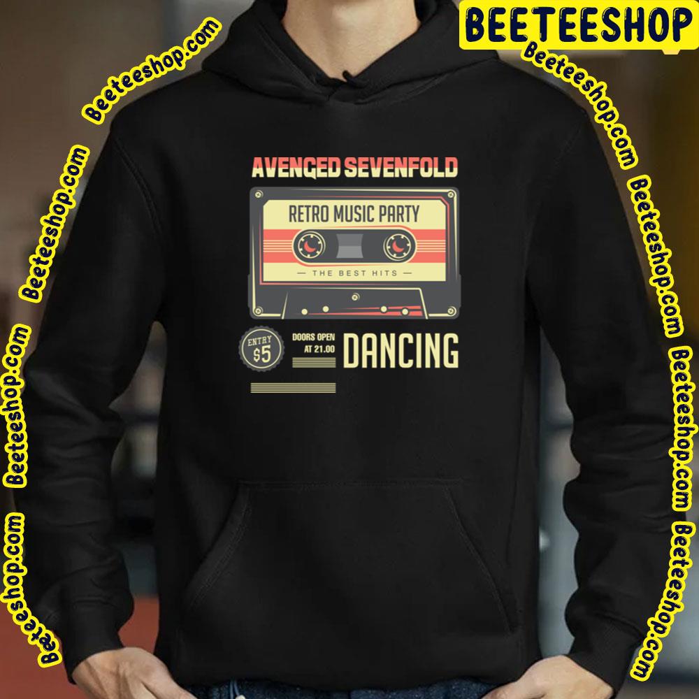 Retro Music Party Dancing Avenged Sevenfold Trending Unisex T-Shirt Retro Music Party Dancing Avenged Sevenfold Trending Unisex T-Shirt
