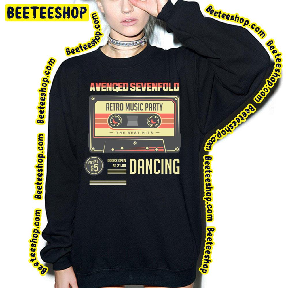 Retro Music Party Dancing Avenged Sevenfold Trending Unisex T-Shirt Retro Music Party Dancing Avenged Sevenfold Trending Unisex T-Shirt