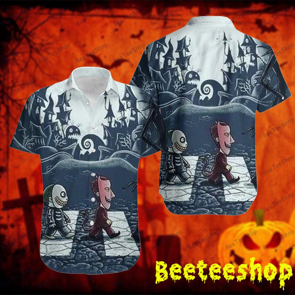 Retro Road The Nightmare Before Christmas Halloween Beeteeshop Hawaii Shirt Retro Road The Nightmare Before Christmas Halloween Beeteeshop Hawaii Shirt