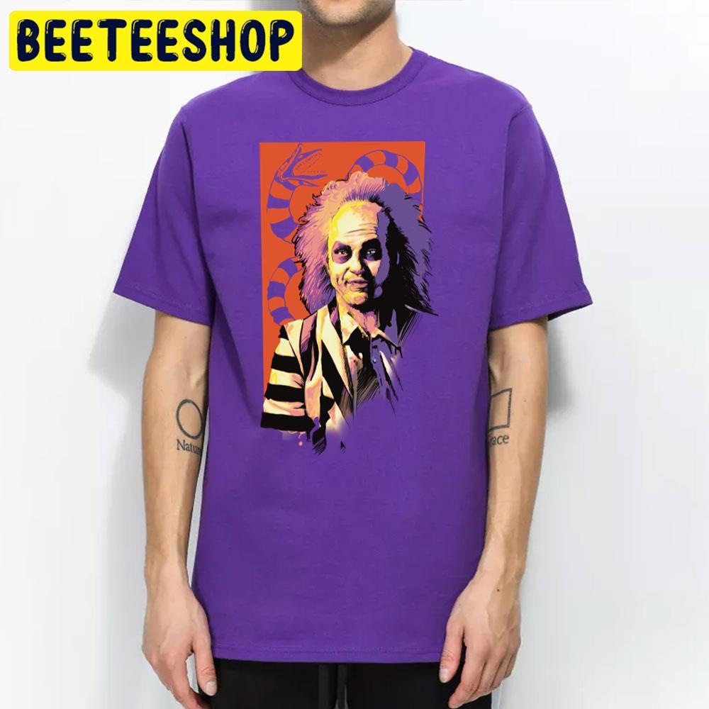 Retro Style Beetlejuice Happy Halloween Beeteeshop Trending Unisex T-Shirt Retro Style Beetlejuice Happy Halloween Beeteeshop Trending Unisex T-Shirt