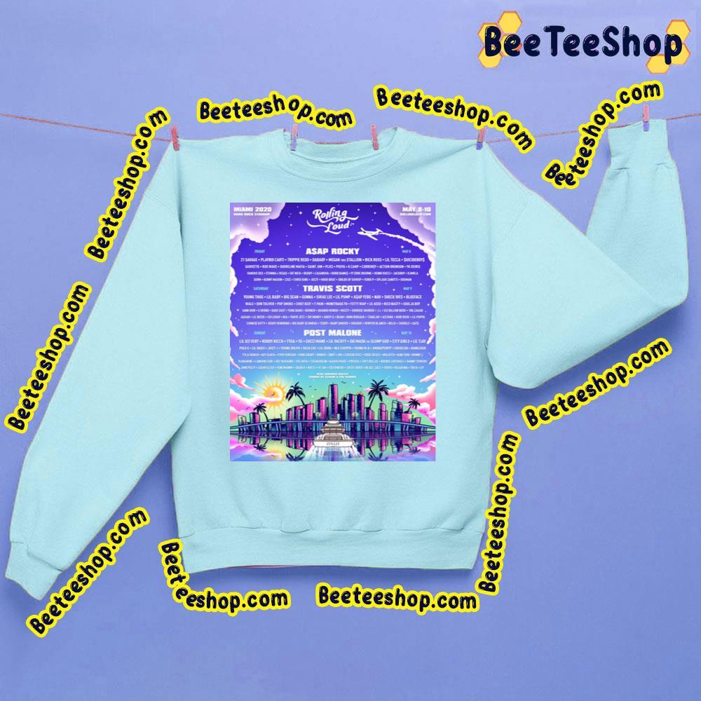 Rolling Loud Miami 2020 Beeteeshop Trending Unisex T-Shirt Rolling Loud Miami 2020 Beeteeshop Trending Unisex T-Shirt