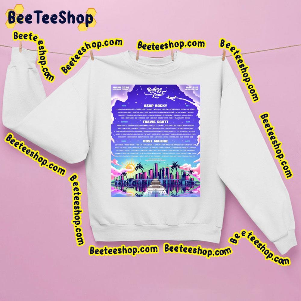 Rolling Loud Miami 2020 Beeteeshop Trending Unisex T-Shirt Rolling Loud Miami 2020 Beeteeshop Trending Unisex T-Shirt