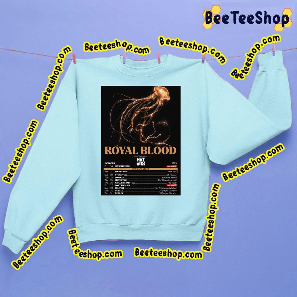 Royal Blood October 2023 Beeteeshop Trending Unisex Sweatshirt Royal Blood October 2023 Beeteeshop Trending Unisex Sweatshirt