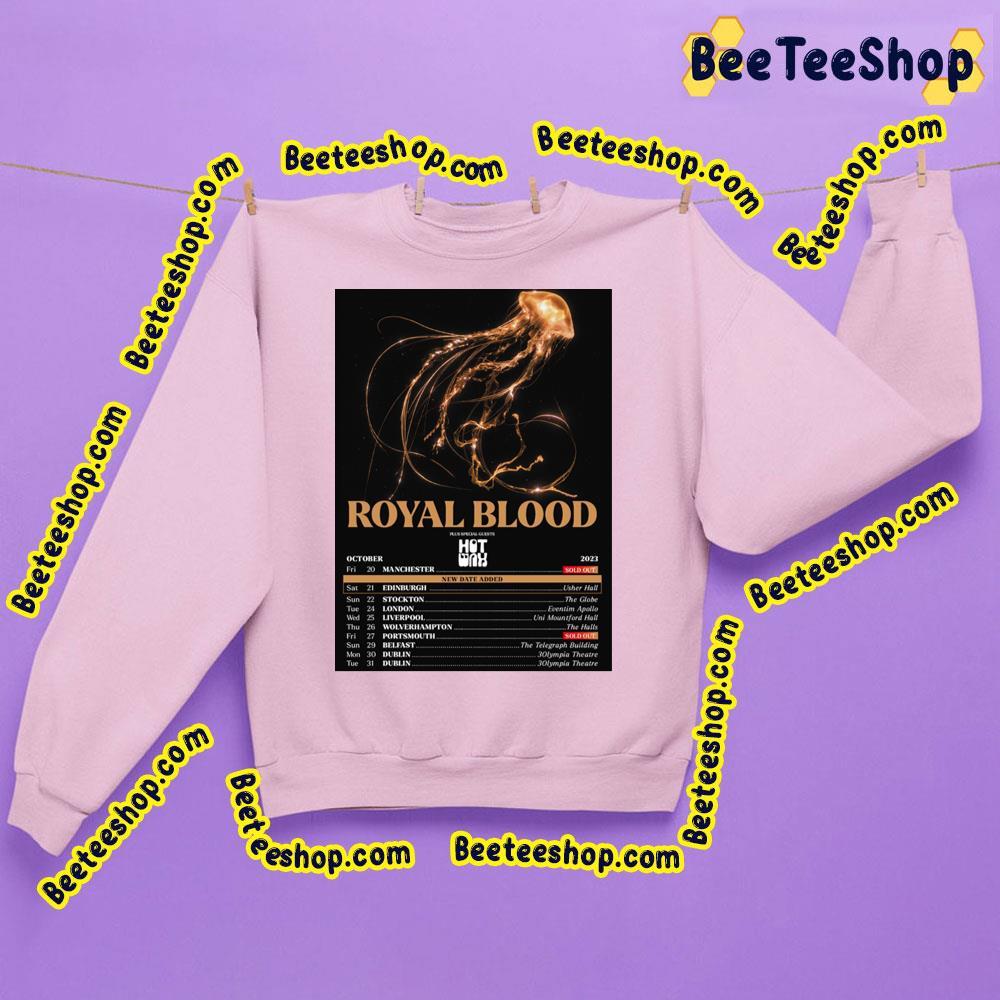 Royal Blood October 2023 Beeteeshop Trending Unisex Sweatshirt Royal Blood October 2023 Beeteeshop Trending Unisex Sweatshirt