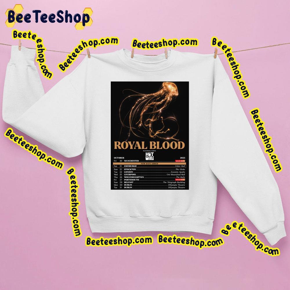 Royal Blood October 2023 Beeteeshop Trending Unisex Sweatshirt Royal Blood October 2023 Beeteeshop Trending Unisex Sweatshirt