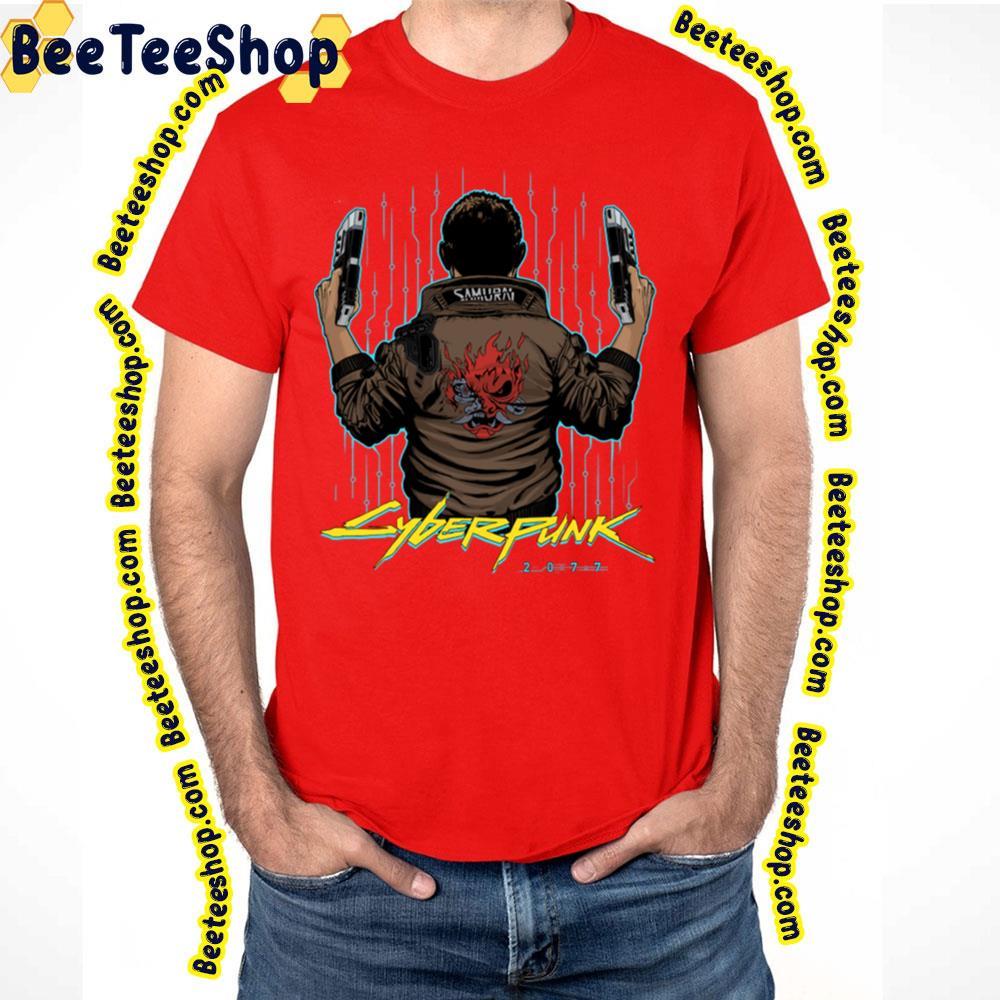 Samurai Cyberpunk 2077 Beeteeshop Trending Unisex T-Shirt Samurai Cyberpunk 2077 Beeteeshop Trending Unisex T-Shirt