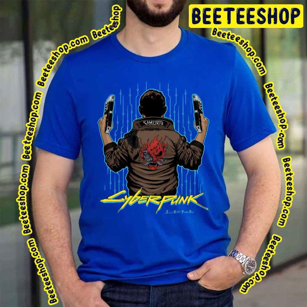 Samurai Cyberpunk 2077 Beeteeshop Trending Unisex T-Shirt Samurai Cyberpunk 2077 Beeteeshop Trending Unisex T-Shirt