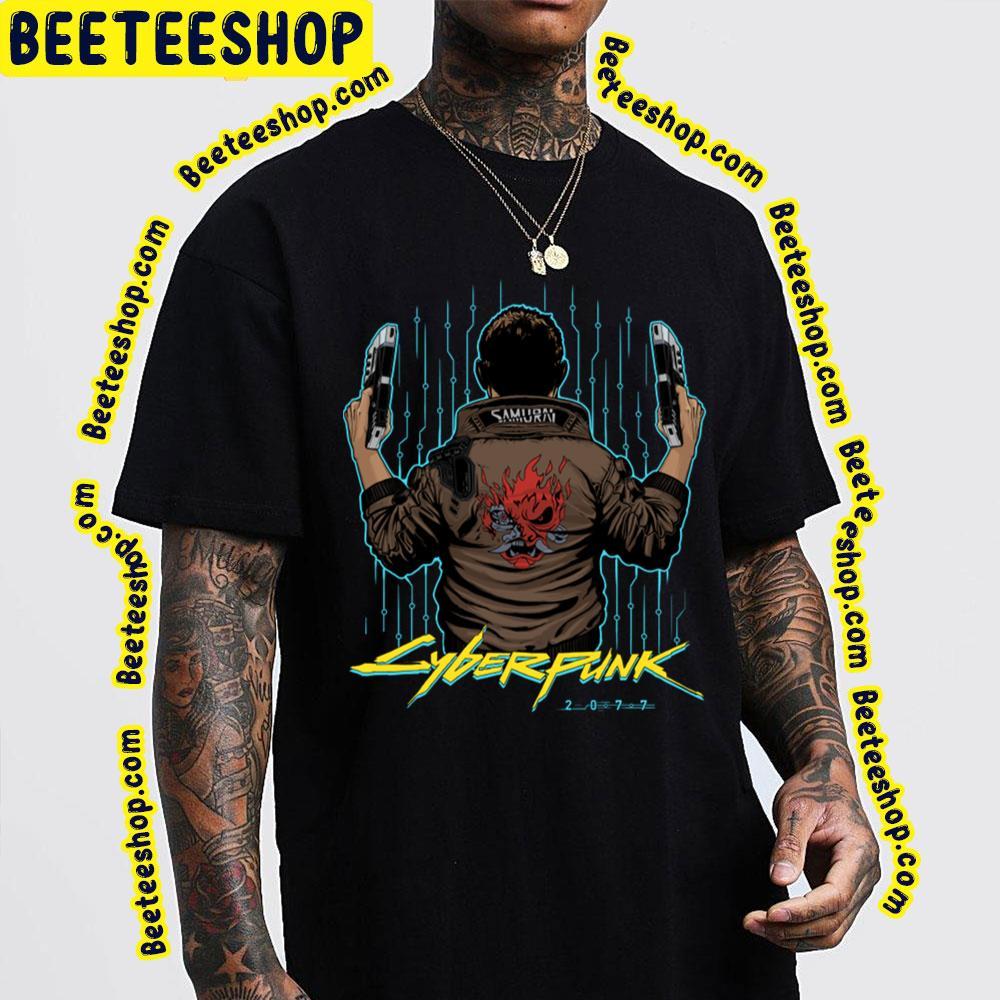Samurai Cyberpunk 2077 Beeteeshop Trending Unisex T-Shirt Samurai Cyberpunk 2077 Beeteeshop Trending Unisex T-Shirt