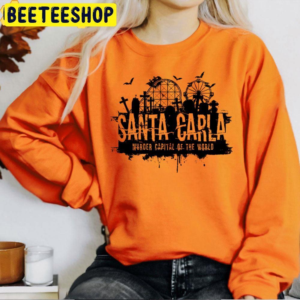 Santa Carla Murder Capital Of The World The Lost Boys Happy Halloween Beeteeshop Trending Unisex T-Shirt Santa Carla Murder Capital Of The World The Lost Boys Happy Halloween Beeteeshop Trending Unisex T-Shirt