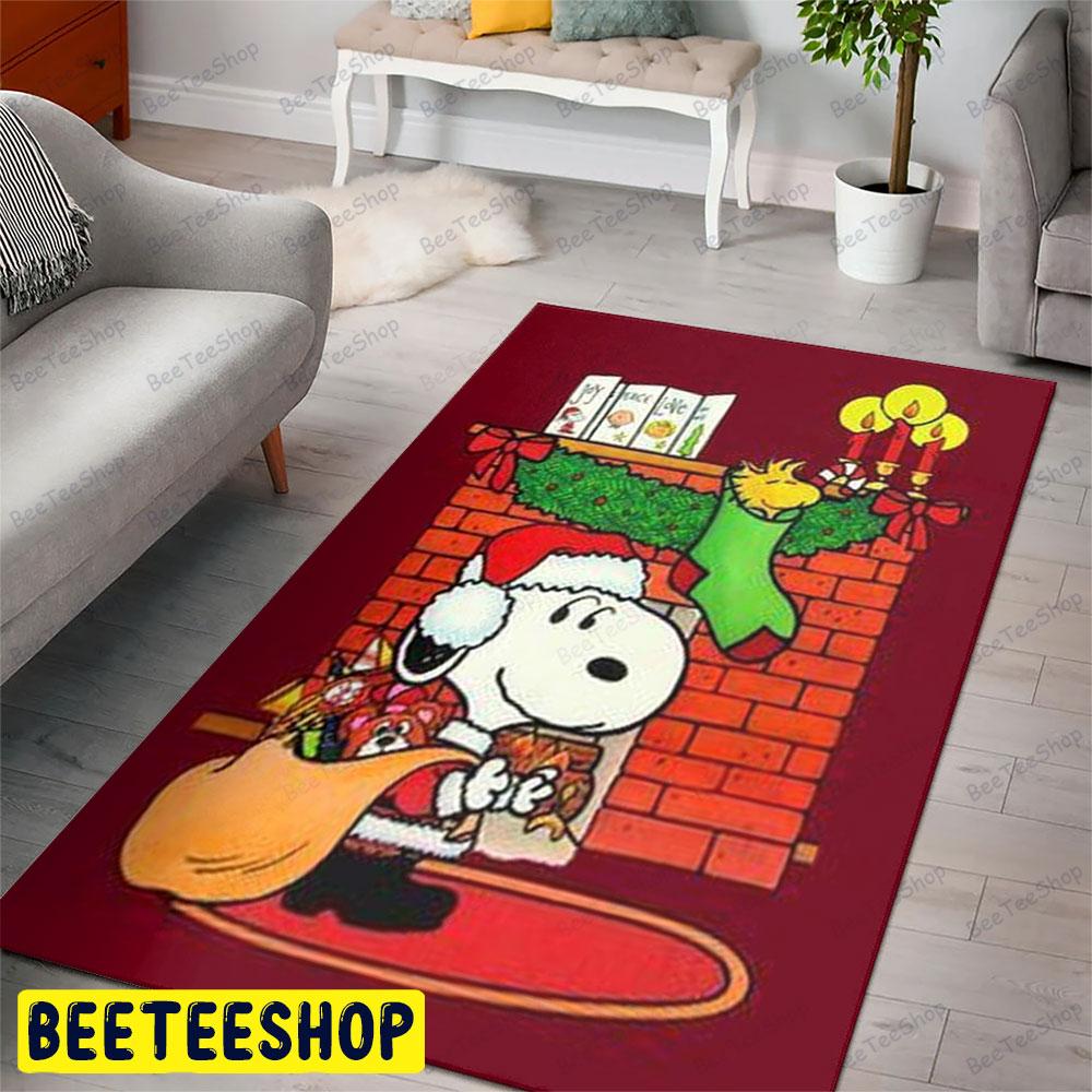 Santa Snoopy It's The Great Pumpkin Charlie Brown Halloween Beeteeshop Rug Rectangle Santa Snoopy It's The Great Pumpkin Charlie Brown Halloween Beeteeshop Rug Rectangle