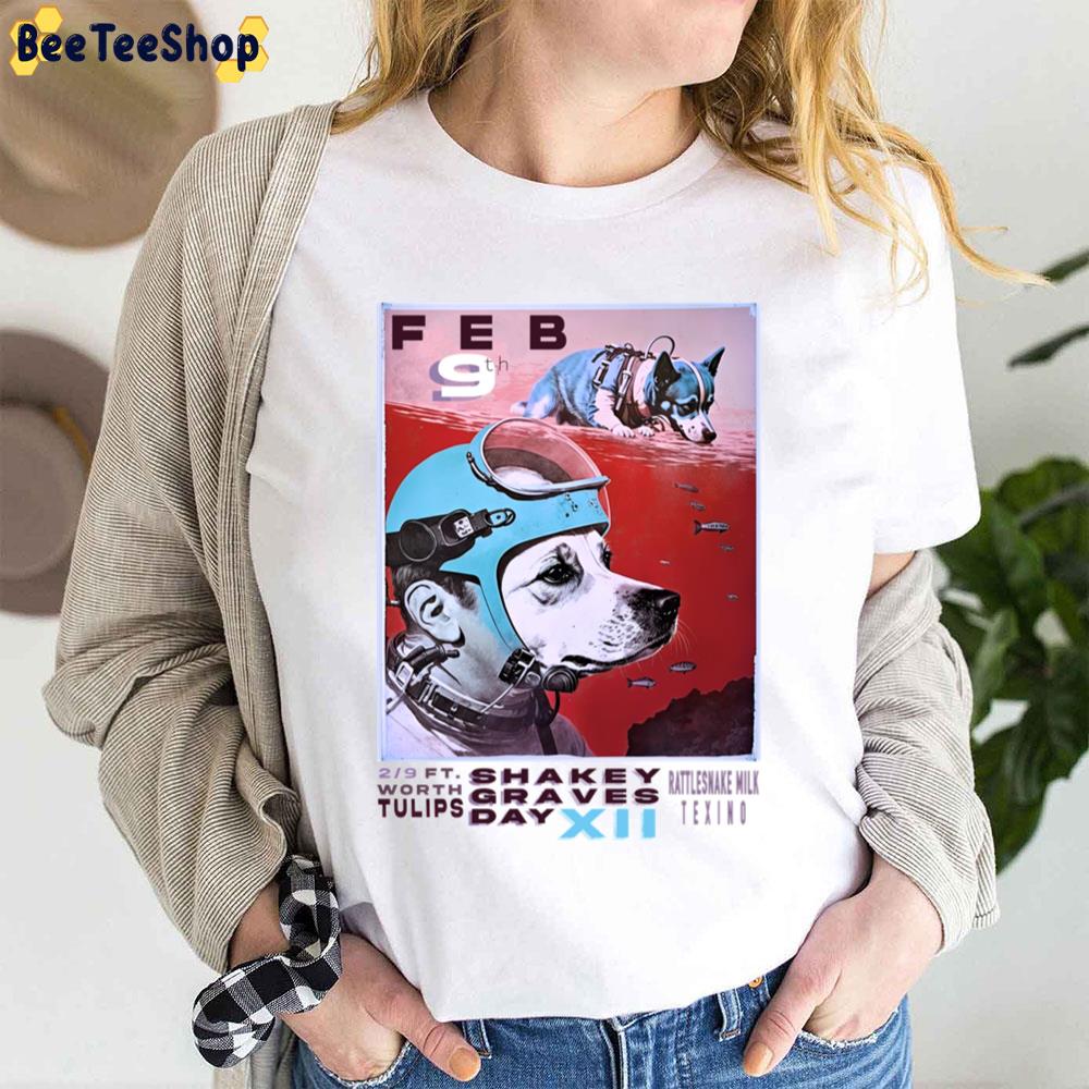 Shakey Graves Dog Red 2023 Trending Unisex T-Shirt Shakey Graves Dog Red 2023 Trending Unisex T-Shirt