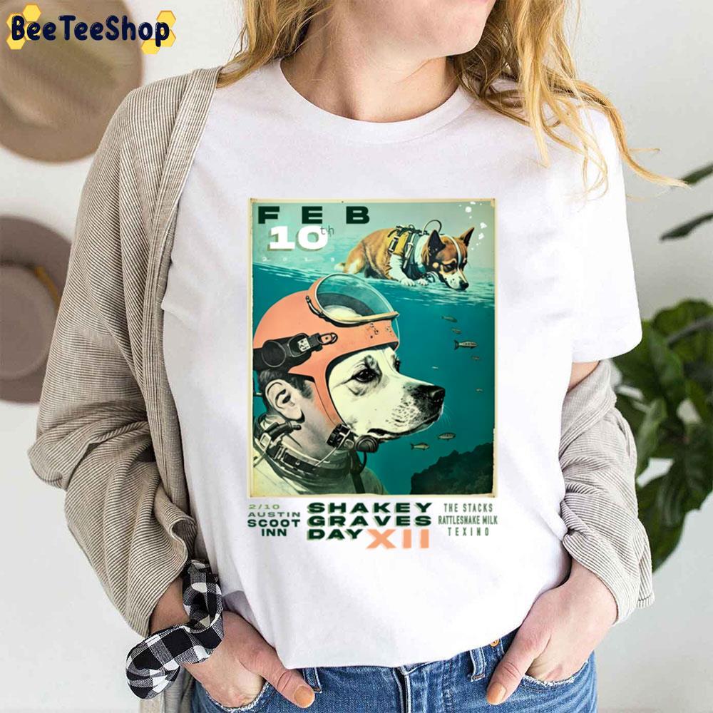 Shakey Graves Dog White 2023 Beeteeshop Trending Unisex T-Shirt Shakey Graves Dog White 2023 Beeteeshop Trending Unisex T-Shirt