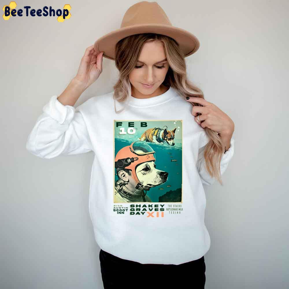Shakey Graves Dog White 2023 Beeteeshop Trending Unisex T-Shirt Shakey Graves Dog White 2023 Beeteeshop Trending Unisex T-Shirt
