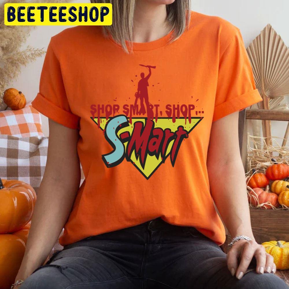 Shop Smart Ash Vs Evil Dead Happy Halloween Beeteeshop Trending Unisex T-Shirt Shop Smart Ash Vs Evil Dead Happy Halloween Beeteeshop Trending Unisex T-Shirt