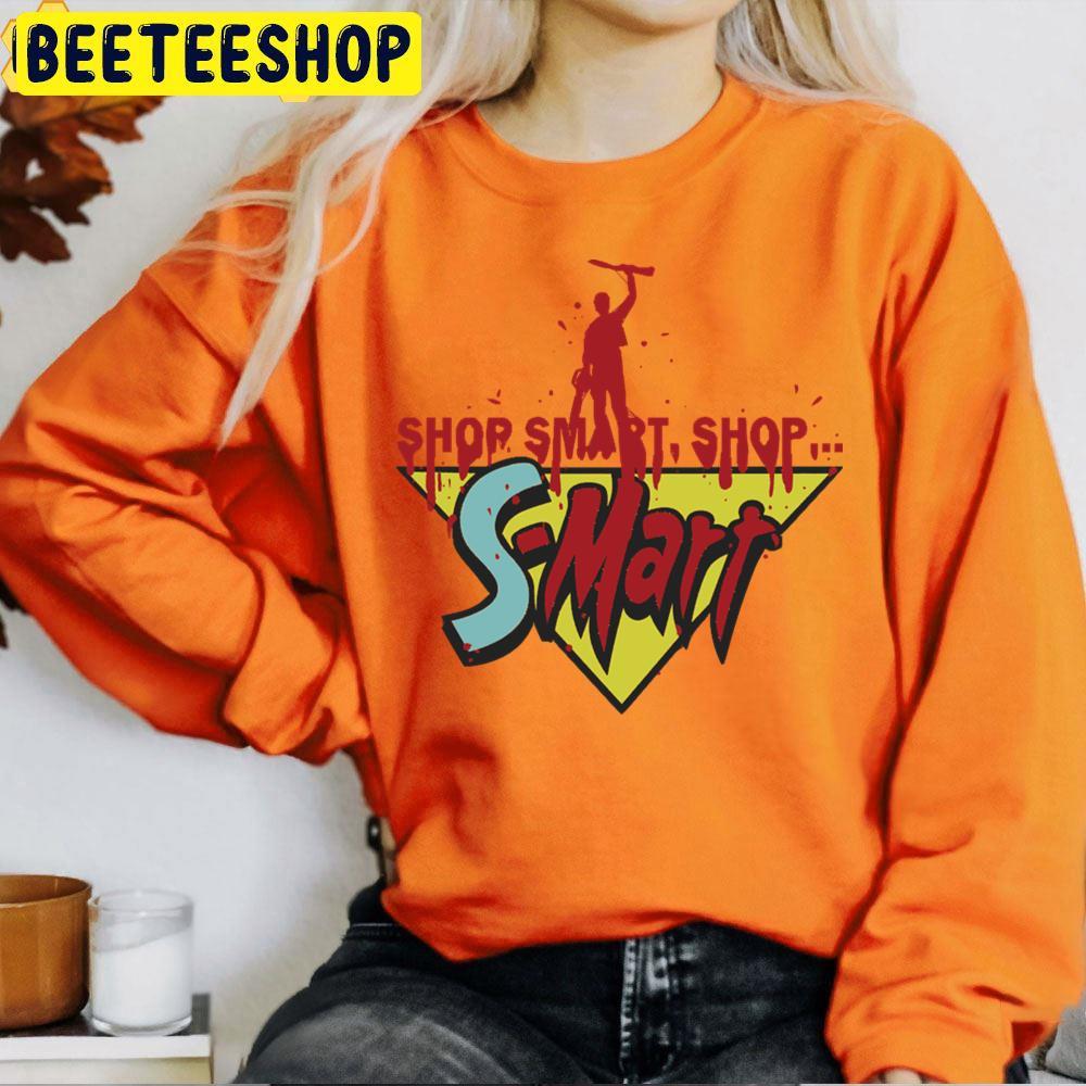 Shop Smart Ash Vs Evil Dead Happy Halloween Beeteeshop Trending Unisex T-Shirt Shop Smart Ash Vs Evil Dead Happy Halloween Beeteeshop Trending Unisex T-Shirt