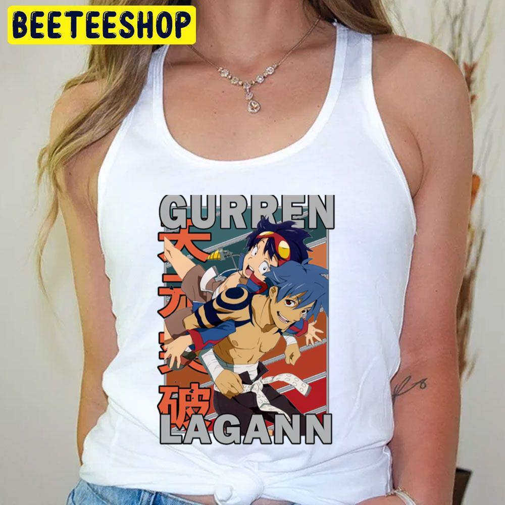 Simon And Kamina Tengen Toppa Gurren Lagann Vintage Beeteeshop Trending Unisex T-Shirt Simon And Kamina Tengen Toppa Gurren Lagann Vintage Beeteeshop Trending Unisex T-Shirt