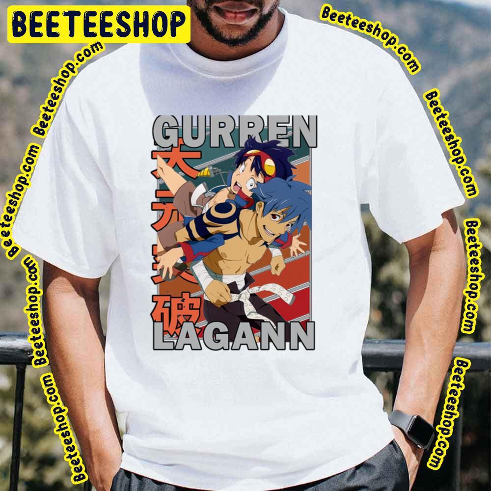 Simon And Kamina Tengen Toppa Gurren Lagann Vintage Beeteeshop Trending Unisex T-Shirt Simon And Kamina Tengen Toppa Gurren Lagann Vintage Beeteeshop Trending Unisex T-Shirt