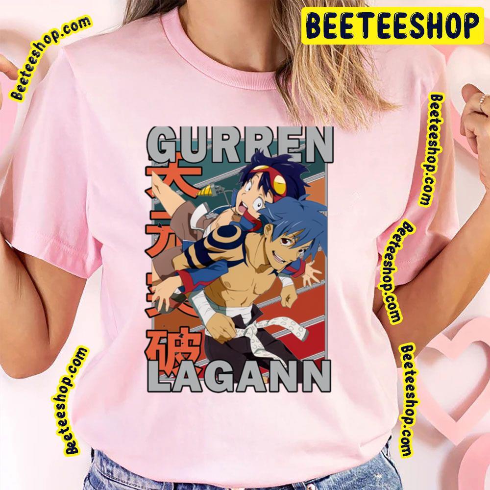 Simon And Kamina Tengen Toppa Gurren Lagann Vintage Beeteeshop Trending Unisex T-Shirt Simon And Kamina Tengen Toppa Gurren Lagann Vintage Beeteeshop Trending Unisex T-Shirt