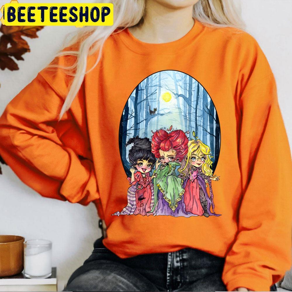 Sisters Hocus Pocus Happy Halloween Beeteeshop Trending Unisex T-Shirt Sisters Hocus Pocus Happy Halloween Beeteeshop Trending Unisex T-Shirt