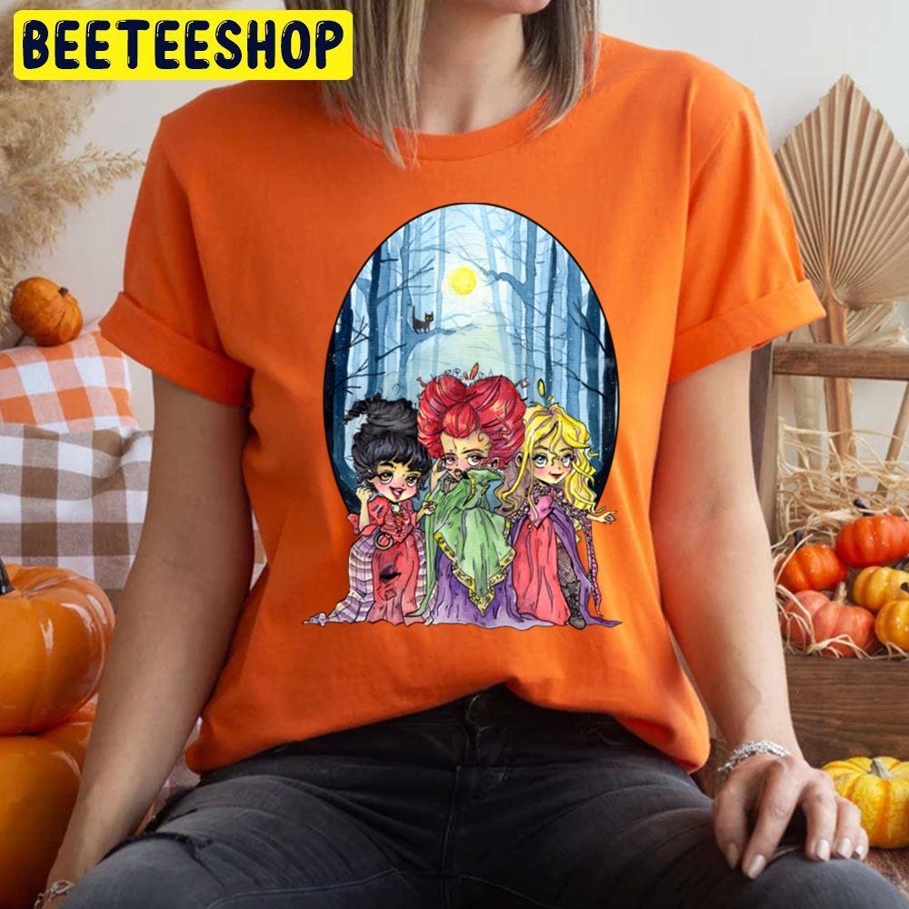 Sisters Hocus Pocus Happy Halloween Beeteeshop Trending Unisex T-Shirt Sisters Hocus Pocus Happy Halloween Beeteeshop Trending Unisex T-Shirt