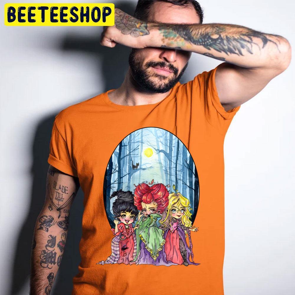 Sisters Hocus Pocus Happy Halloween Beeteeshop Trending Unisex T-Shirt Sisters Hocus Pocus Happy Halloween Beeteeshop Trending Unisex T-Shirt